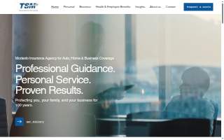 TSM Insurance Services website