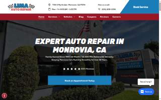 Lima Auto Repair website