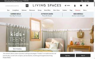 Living Spaces Sleep Center of Monrovia website
