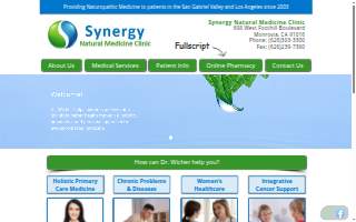 Synergy Natural Medicine Clinic website