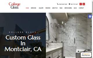 College Glass of Montclair website