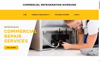 Commercial Refrigeration Riverside website