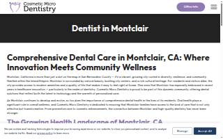 Cosmetic Micro Dentistry website