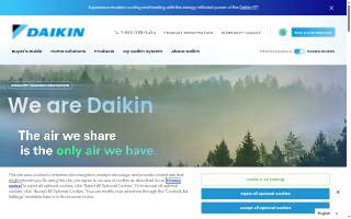 Daikin Comfort of Walnut website