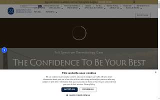 Golden State Dermatology of Montclair website