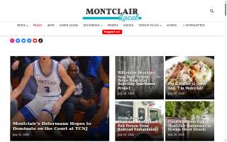 Montclair Sports Tennis website
