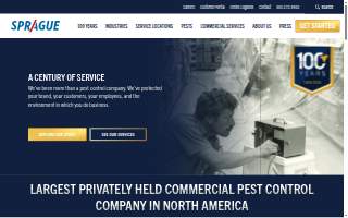 Sprague Pest Solutions of Montclair website
