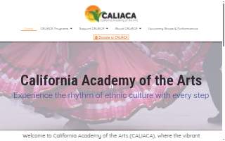 California Academy of the Arts (CALIACA) website