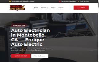 Enrique Auto Electric website