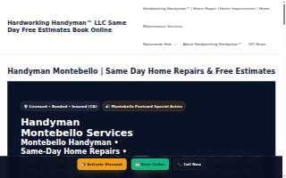 Handyman Services Monterey Park website