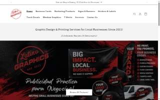 Latino Graphics of Montebello website