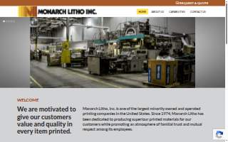 Monarch Litho Inc website