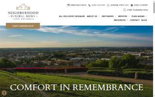 Neighborhood Funeral Home - Montebello website