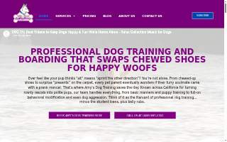 Amy’s Dog Training website