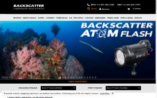 Backscatter Underwater Video & Photo website
