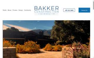 Bakker Construction, Inc. website