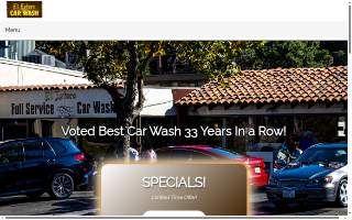 El Estero Car Wash website