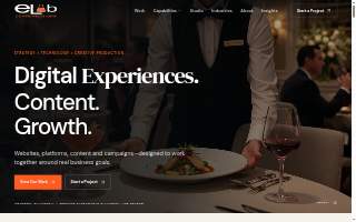 eLab Communications website