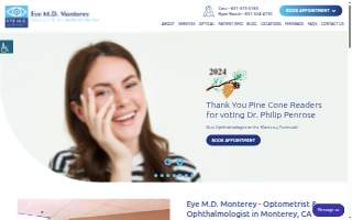 Eye MD Monterey on Cass website