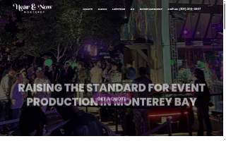 Hear & Now Monterey - Event/AV Production website