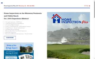 Home Inspection Plus, LLC of Watsonville website