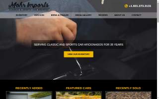 Mohr Imports Inc website