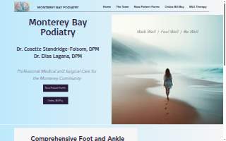 Monterey Bay Podiatry website