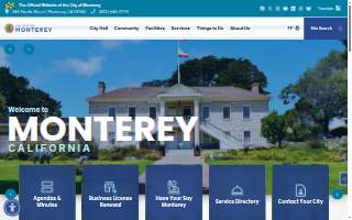 Monterey Pet Spa website