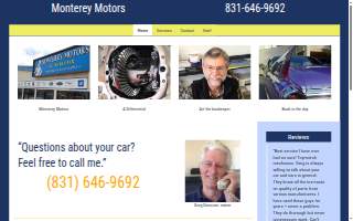 Monterey Motors website