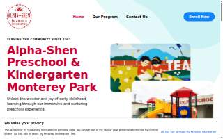 Alpha Shen Preschool website