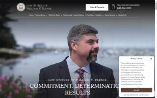 Law Offices of William V. Pernik website