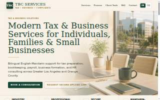 TBC TAX SERVICE website