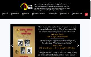 Tom Wong Wing Chun website