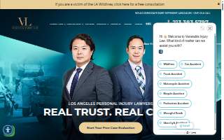 Venerable Injury Law Monterey Park website