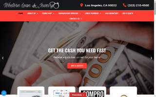 Western Loan & Jewelry Exchange of Monterey Park website