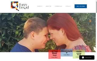 Easy Legal website