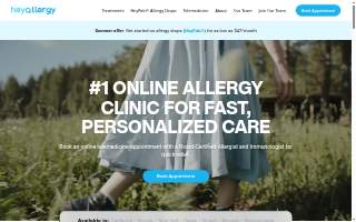 HeyAllergy of Moorpark website