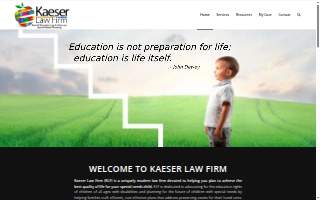 Kaeser Law Firm website
