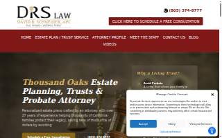 The Law Offices of David R. Schneider, APC website