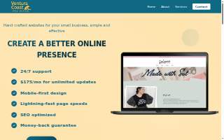 Ventura Coast Web Design website