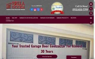 Bella Doors website