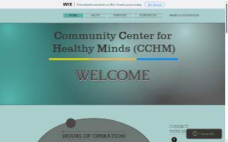Community Center For Healthy Minds-CCHM website