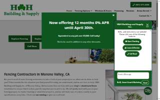 H&H Building and Supply Inc. website