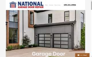 National garage door repair of Moreno Valley website