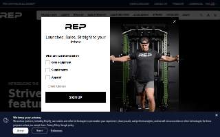 REP Fitness website