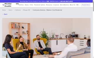 Community Solutions Crisis Residential website