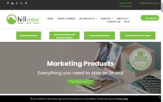 Hillview Design Print Media website