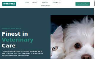 Morgan Hill Animal Hospital website