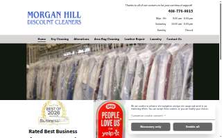 Morgan Hill Discount Cleaners website
