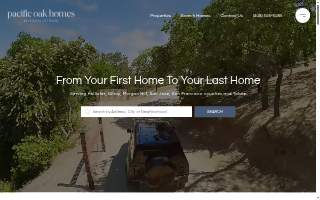 Pacific Oak Homes - Morgan Hill Real Estate Team website